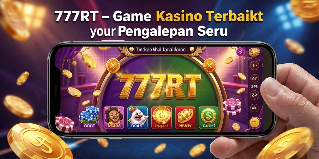 Screenshot 777RT menunjukkan gameplay seru di kasino digital.