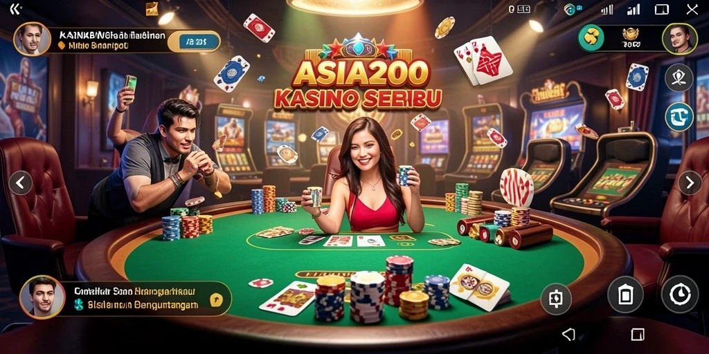 Tampilan gameplay ASIA200 yang mendebarkan dan penuh warna.