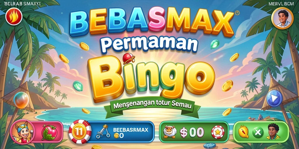 Tampilan permainan Bingo yang seru dan menarik di BEBASMAX.