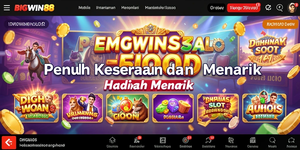 Gameplay menarik dari BIGWIN88 yang menampilkan simbol dan bonus slot.