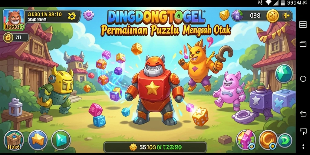 Screenshot gameplay menunjukkan tantangan menarik dalam DINGDONGTOGEL.