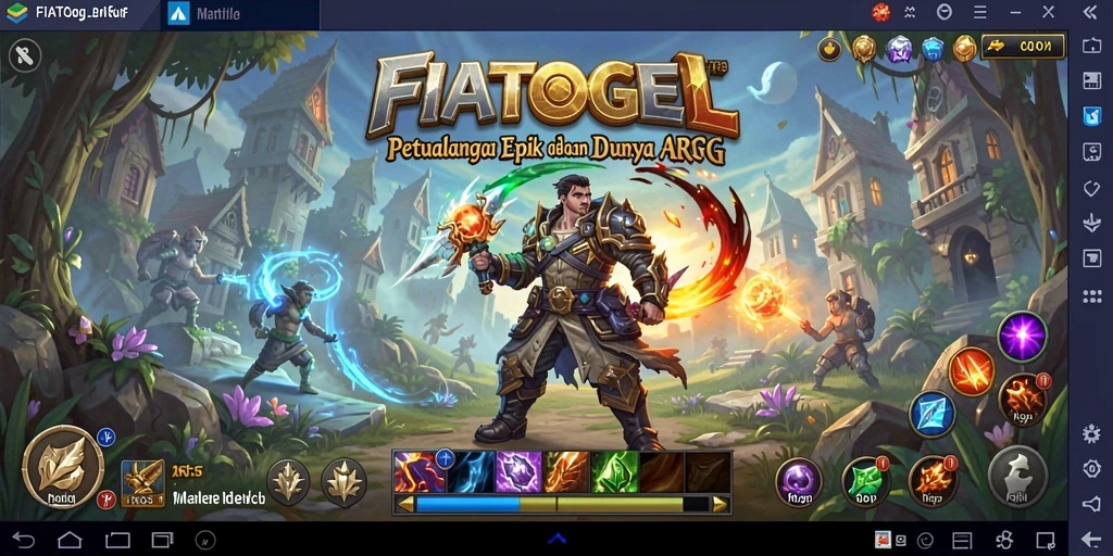 Screenshot gameplay FIATOGEL yang mendebarkan dan penuh aksi.