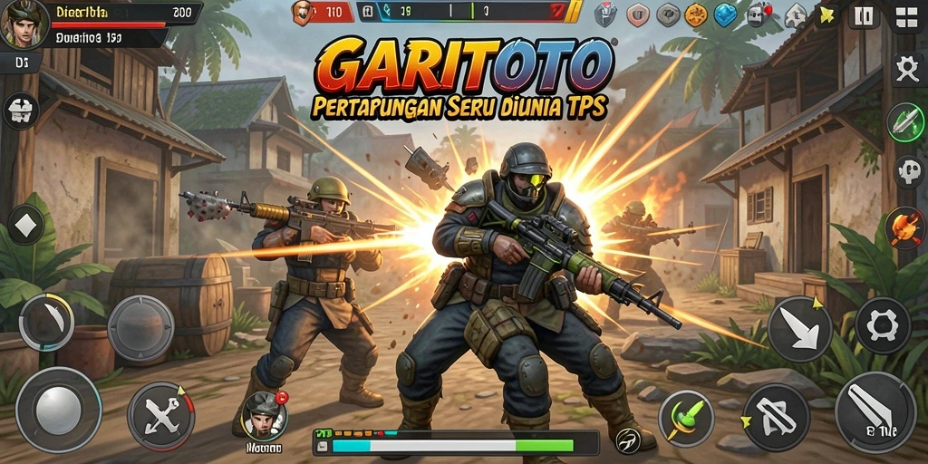 Tangkapan layar permainan GARITOTO dengan aksi seru di lapangan tempur.
