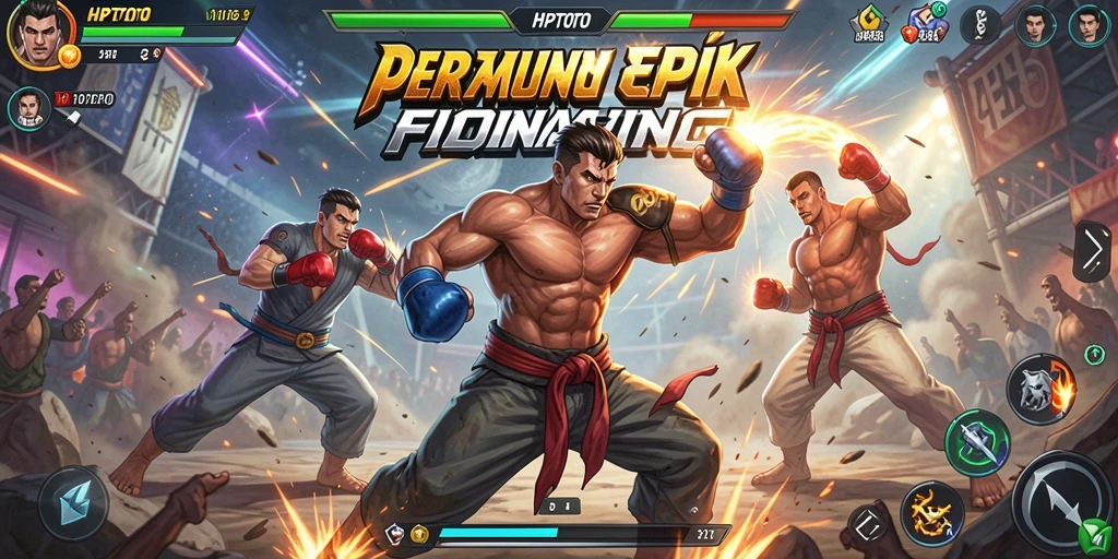 Tangkapan layar HPTOTO menampilkan aksi pertarungan yang mendebarkan.