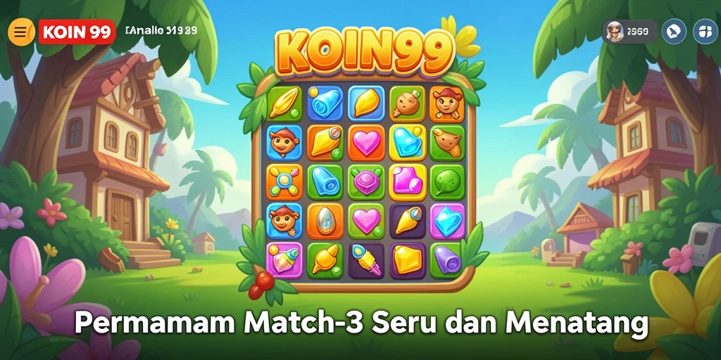 Tampilan gameplay KOIN99 yang menarik dan mendebarkan.