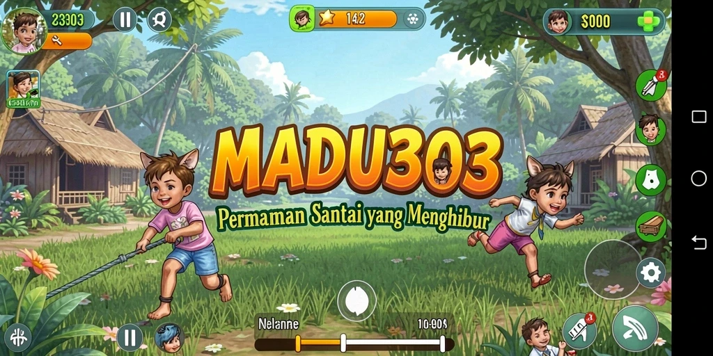 Tampilan gameplay MADU303 yang seru dan menghibur.