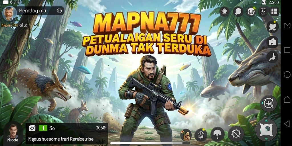 Screenshot gameplay MAPNA777 yang menampilkan aksi petualangan seru.