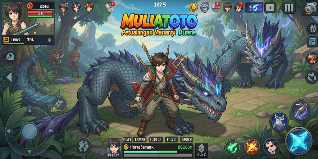 Tampilan menarik dari gameplay seru MULIATOTO.