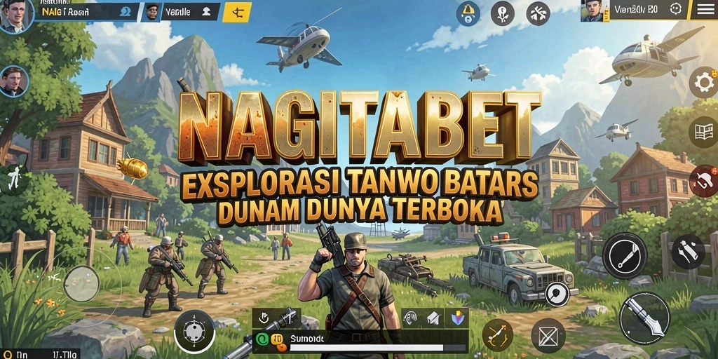 Tangkapan layar gameplay NAGITABET yang menampilkan eksplorasi dunia terbuka.