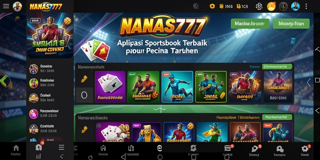 Tampilan utama gameplay di NANAS777 saat bertaruh.