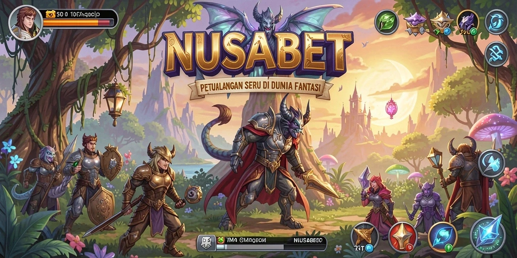 Tampilan gameplay petualangan NUSABET yang mendebarkan dan penuh tantangan.