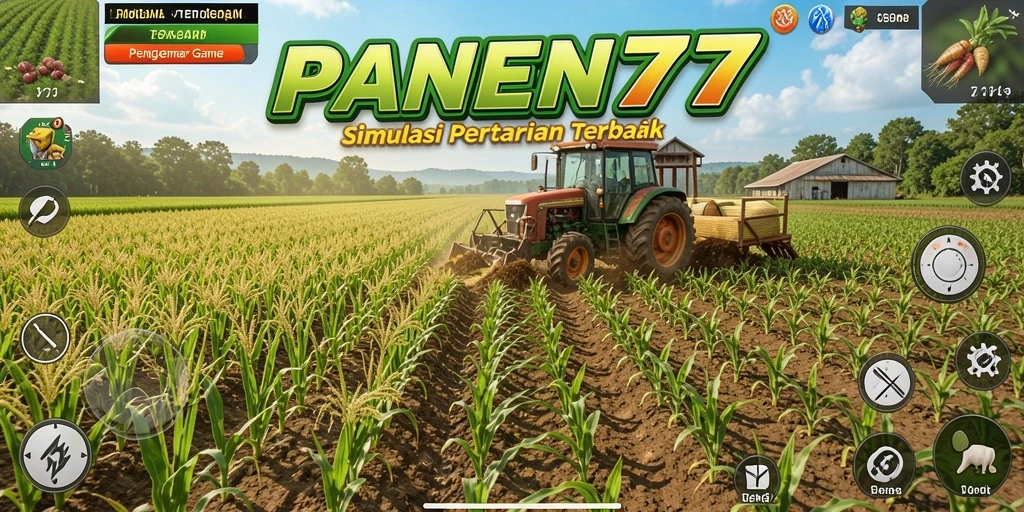 Tampilan gameplay yang menarik dan interaktif dari PANEN77.
