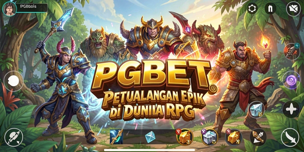 Tampilan gameplay seru dalam PGBET menunjukkan pertarungan epik dan eksplorasi dunia.