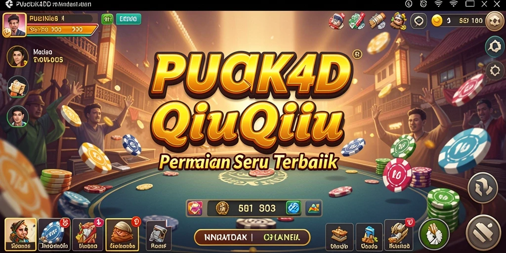 Tampilan gameplay seru QiuQiu di PUCUK4D.