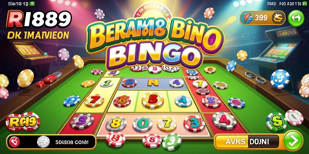 Gameplay seru permainan Bingo di RI889 dengan interaksi pemain.