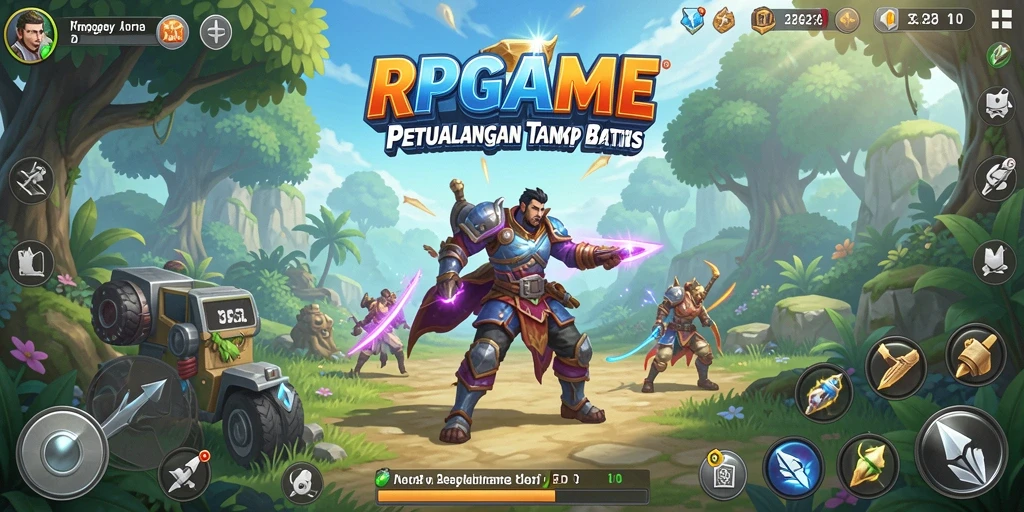 Tampilan gameplay RPGAME yang mendebarkan dan penuh petualangan.