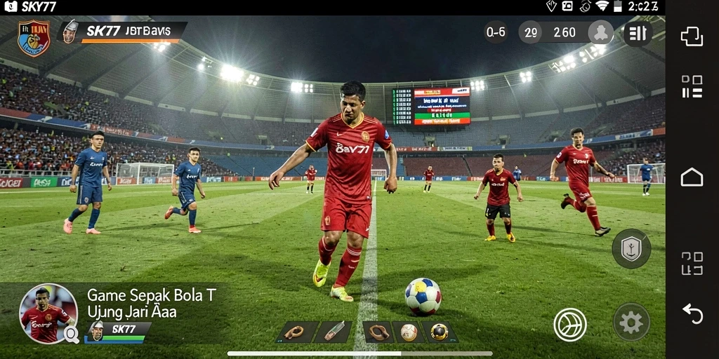 Menampilkan gameplay sepak bola yang mendebarkan dengan grafis menawan.