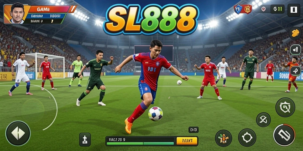 Tampilan gameplay menegangkan dalam SL888 dengan grafik olahraga yang memukau.